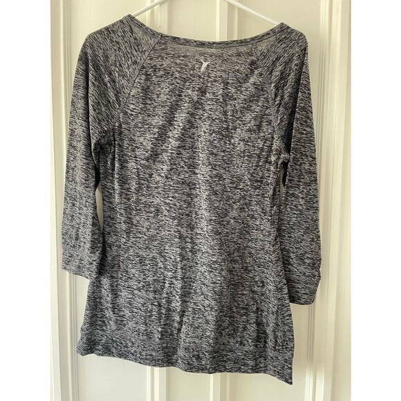 Old Navy active heather grey long sleeve top M - Picture 3 of 3